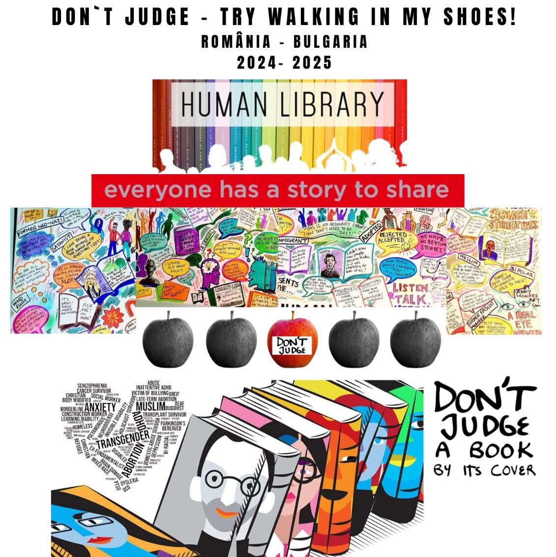 Don’t judge  – Try walking in my shoes! / Nu judeca – Pune-te in locul meu!